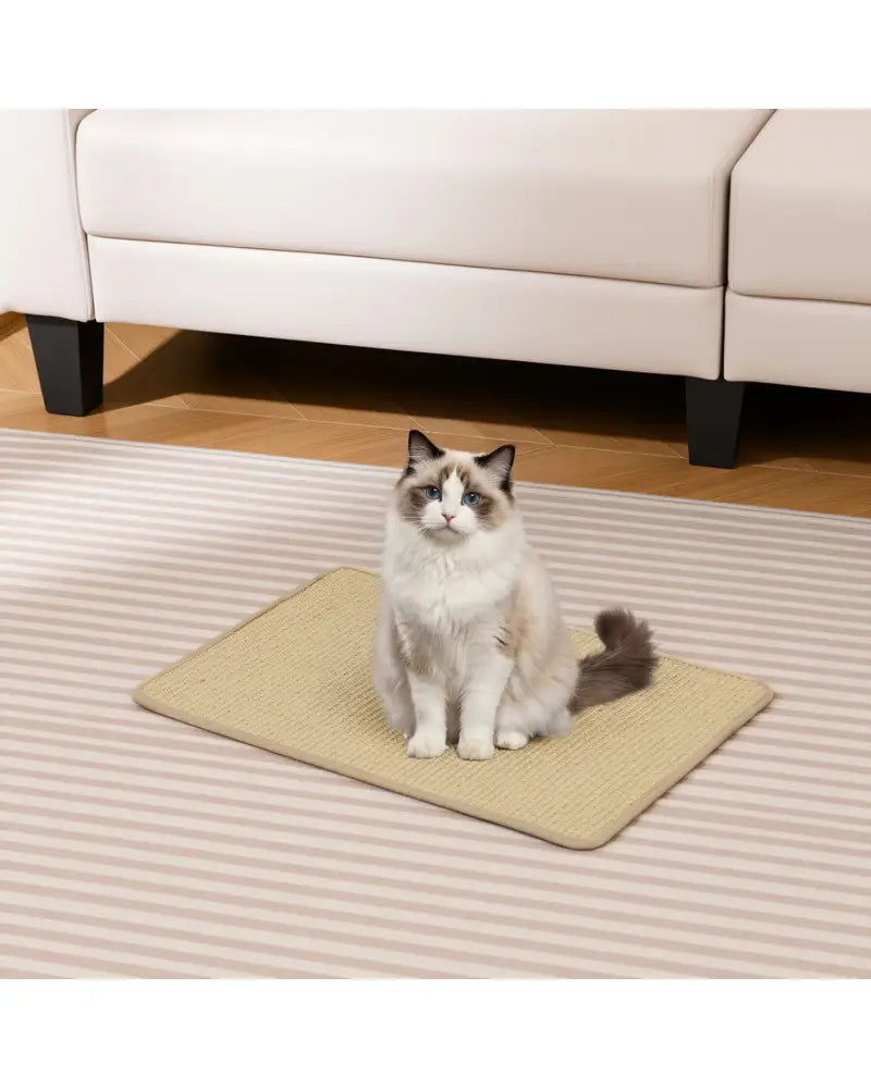 24 x 16 Inch 6-Piece Cat Scratcher Mat Set - Cat Trees Condos & Scratchers
