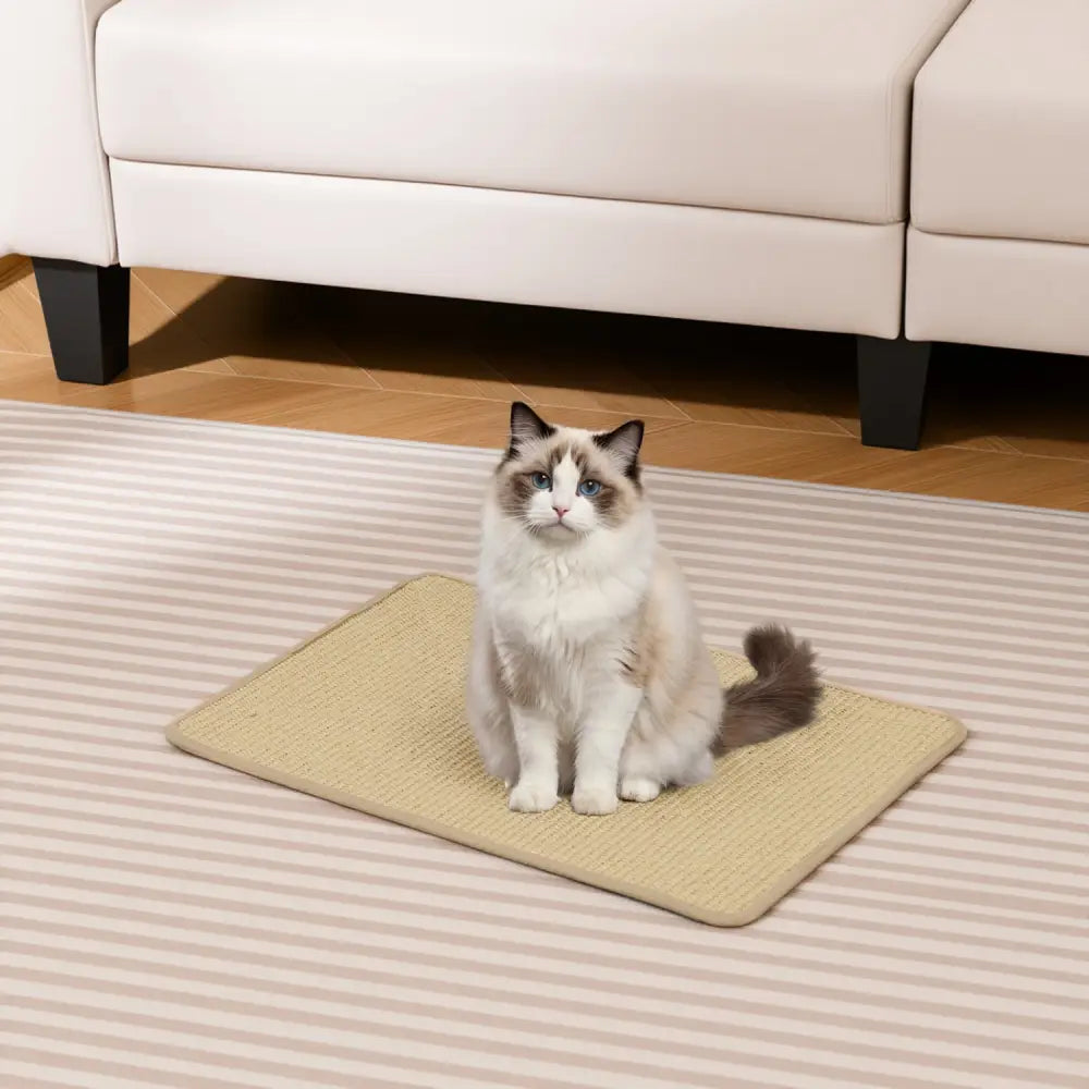 24 x 16 Inch 6-Piece Cat Scratcher Mat Set - Cat Trees Condos & Scratchers