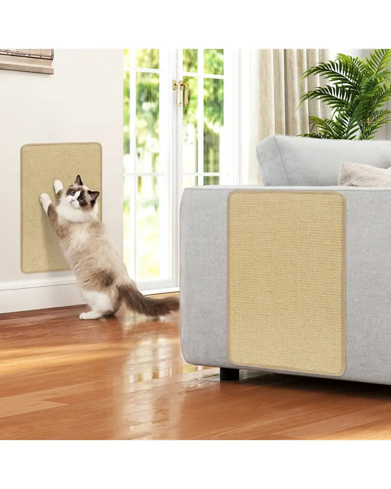 24 x 16 Inch 6-Piece Cat Scratcher Mat Set - Cat Trees Condos & Scratchers