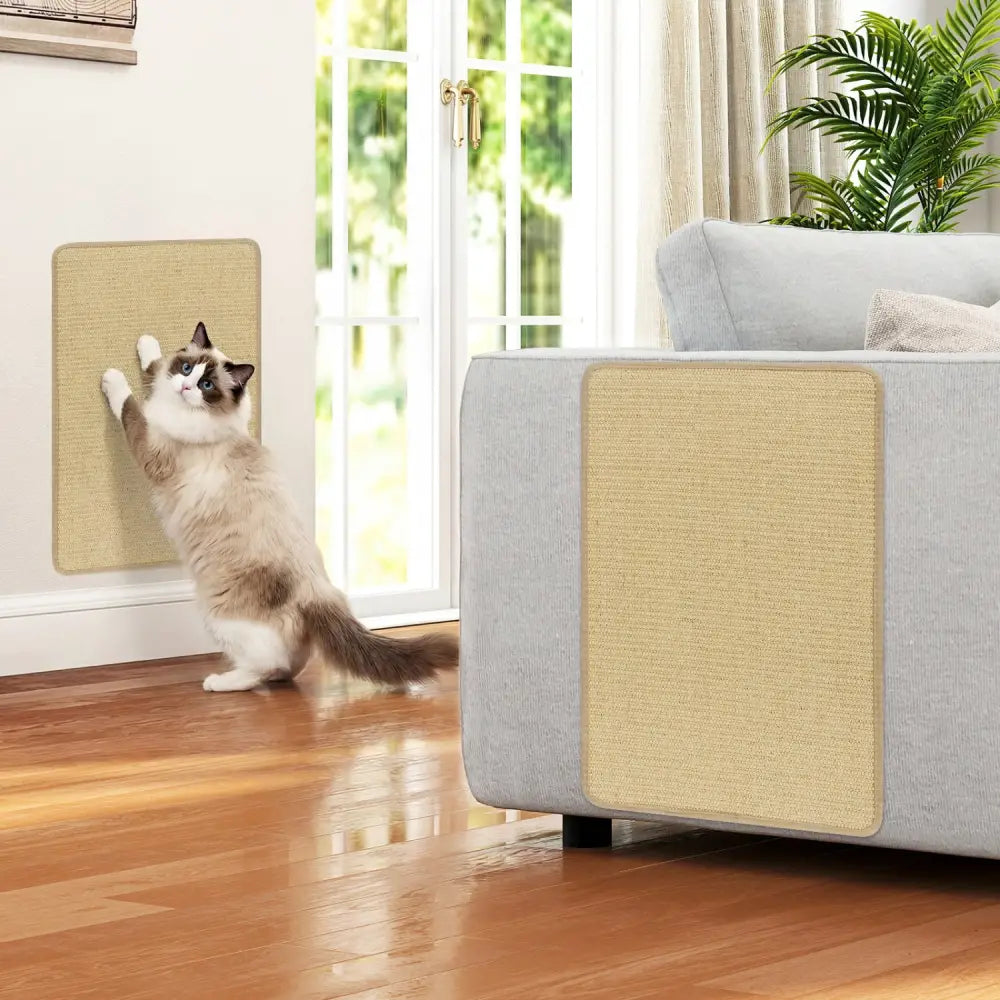 24 x 16 Inch 6-Piece Cat Scratcher Mat Set - Cat Trees Condos & Scratchers