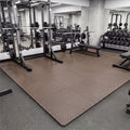 24Tiles 1/2" Puzzle Exercise Floor Mats-Brown