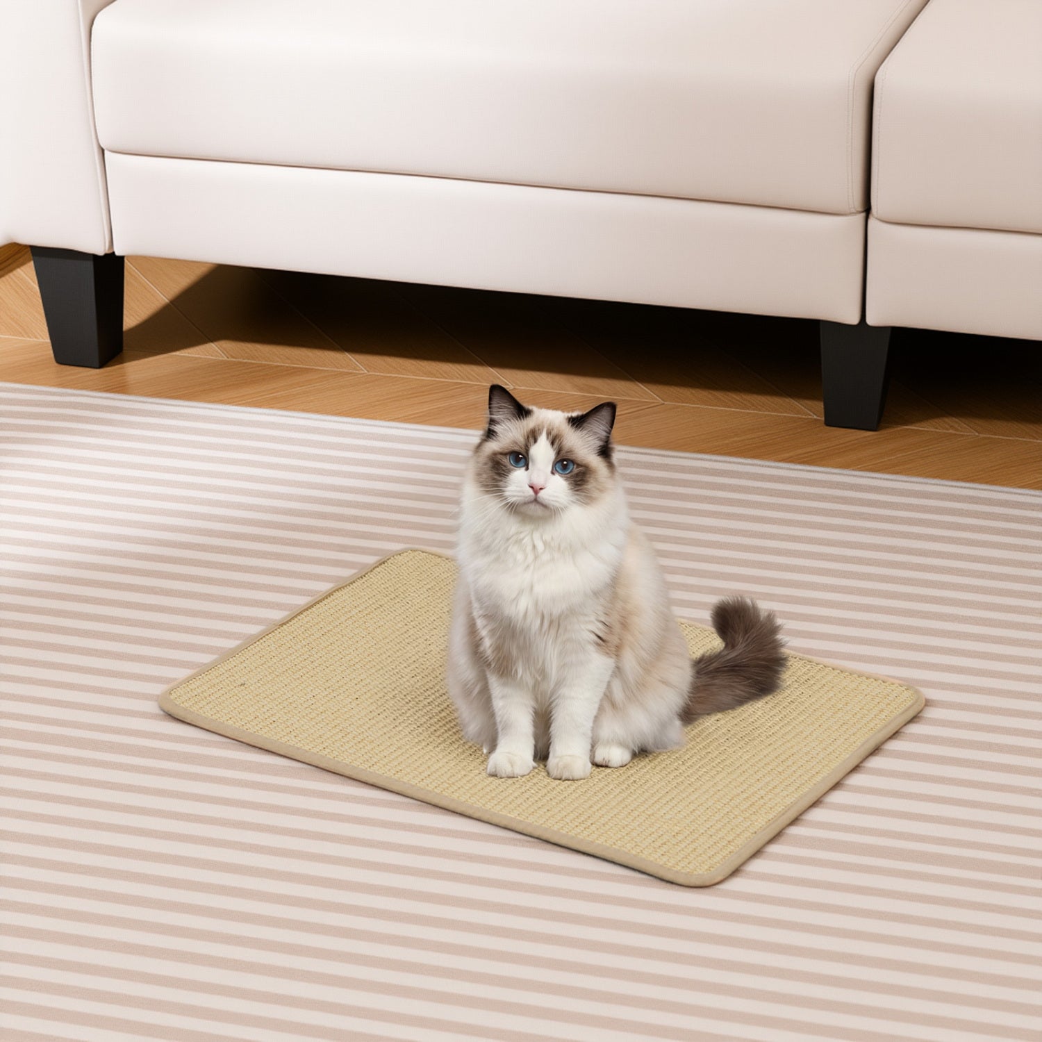 24 x 16 Inch 6-Piece Cat Scratcher Mat Set