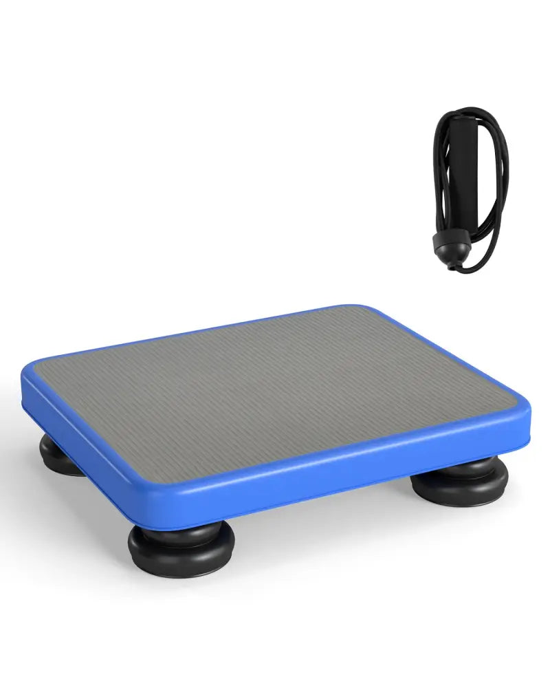 24x20’’ Kids Rebounder Bouncing Board with Elastic Rope for Ages 3+-Blue - Blue - Trampolines
