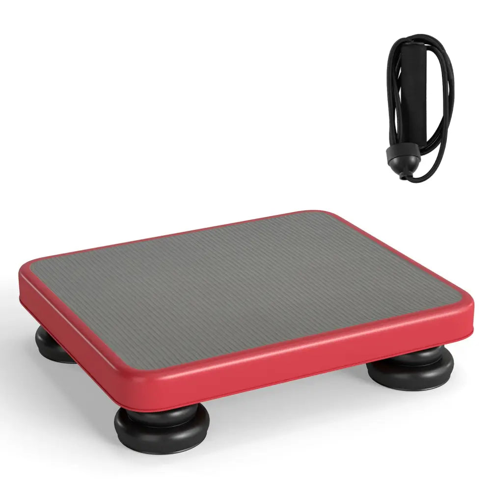 24x20’’ Kids Rebounder Bouncing Board with Elastic Rope for Ages 3+-Red - Red - Trampolines