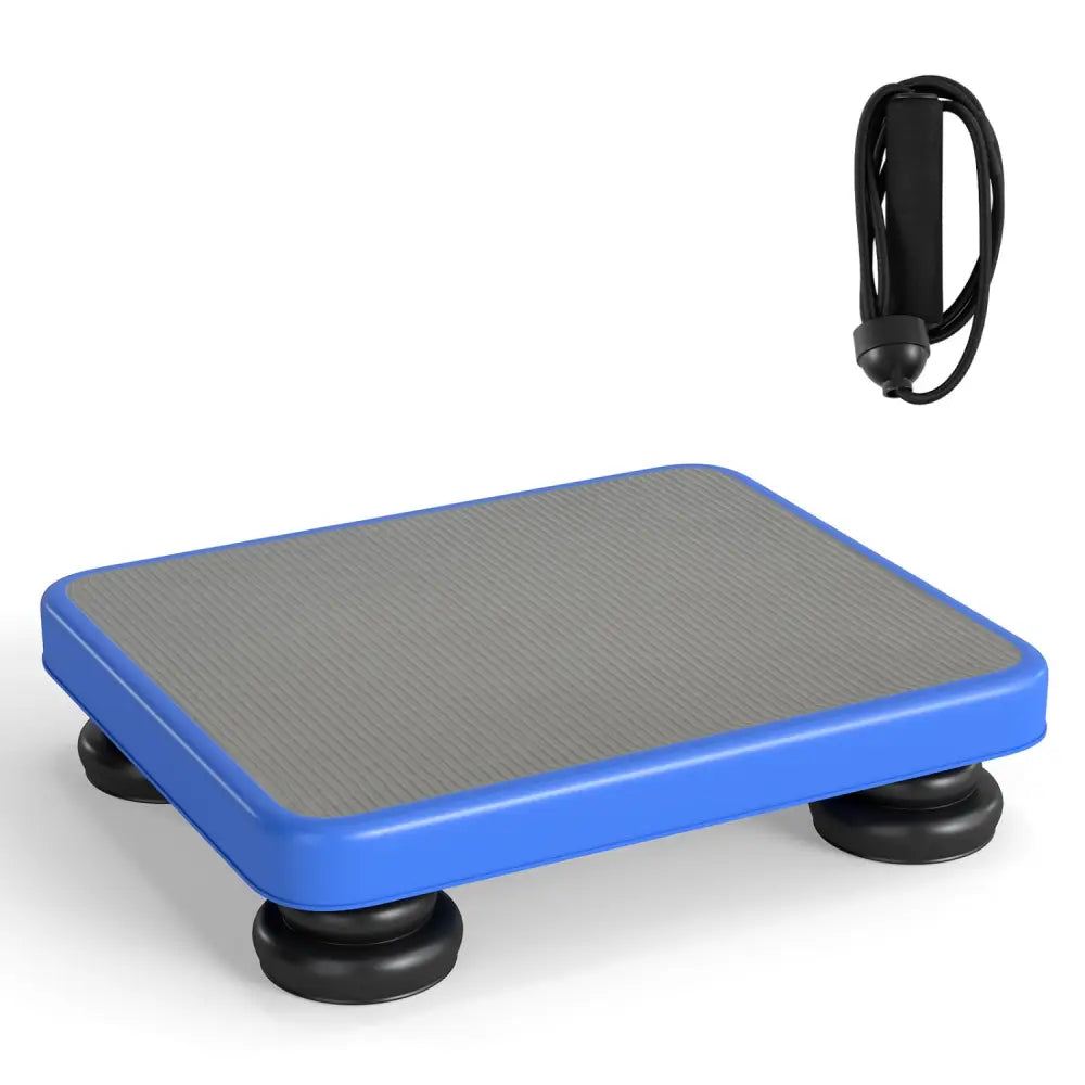 24x20’’ Kids Rebounder Bouncing Board with Elastic Rope for Ages 3+-Blue - Blue - Trampolines