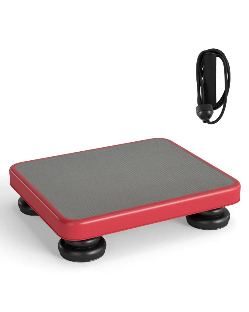 24x20’’ Kids Rebounder Bouncing Board with Elastic Rope for Ages 3+-Red - Red - Trampolines