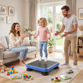 24x20" Kids Rebounder Bouncing Board with Elastic Rope for Ages 3+-Blue
