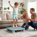 25.5 Inch Kids Mini Trampoline with 4 Removable and Non-Slip Foot Pads-Blue - Blue - Trampolines