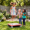 25.5 Inch Kids Mini Trampoline with 4 Removable and Non-Slip Foot Pads-Red - Red - Trampolines