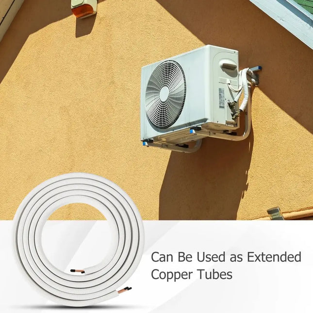 Costway mini-split extended copper tubes for mini split AC parts and accessories