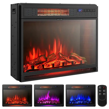 25 Inches Recessed Electric Heater Costway