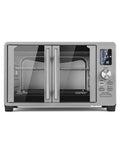 25 L French Door Convection Toaster Oven with 11 Presets-Silver - Silver - Toaster Ovens