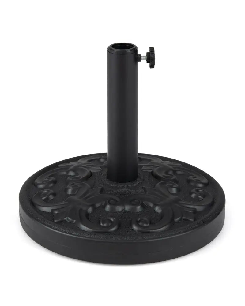 26.5 LBS Heavy-duty Round Umbrella Stand with Adjustable Knob - Outdoor Umbrella Bases
