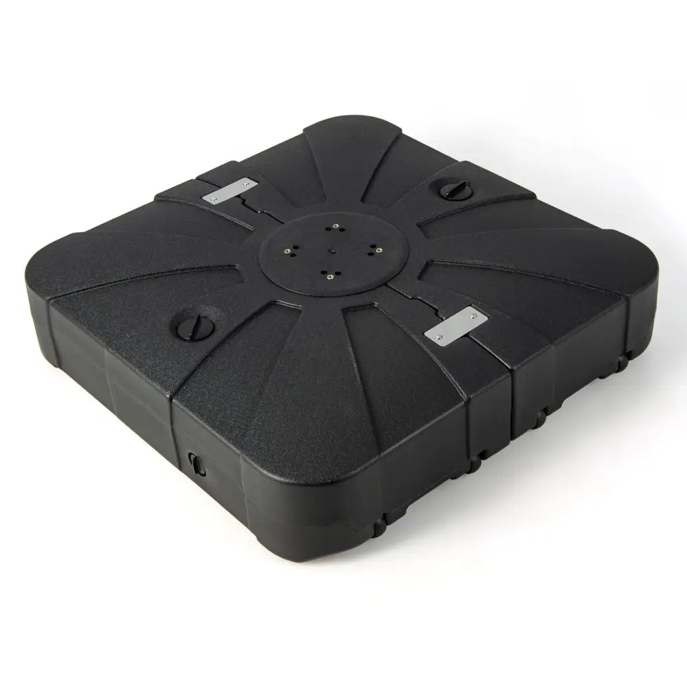 260 lbs Offset Patio Umbrella Base with Wheels Sand Water Filled - Black - Outdoor Umbrella Bases