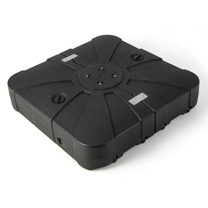 260 lbs Offset Patio Umbrella Base with Wheels Sand Water Filled - Black - Outdoor Umbrella Bases