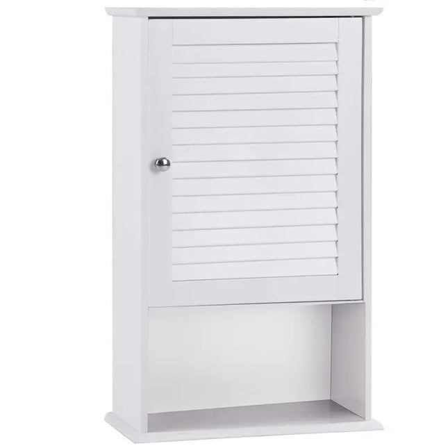 27.5 Inch H Wall Hanging Bathroom Storage Cabinet - White - Wall Cabinets