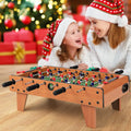 27 Inch Indoor Competition Game Foosball Table with Legs - Brown - Game Room