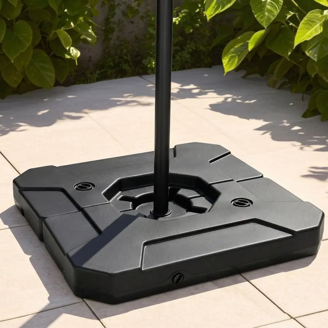 274 LBS Cantilever Patio Umbrella Base with Handles - Outdoor Umbrella Bases
