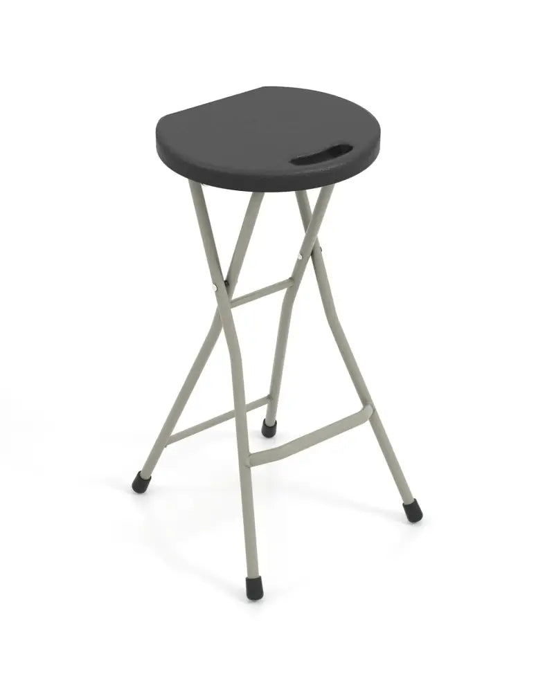 28 Inch Portable Folding Stools with 330lbs Limited Sturdy Frame-1 Piece - Patio Dining Chairs