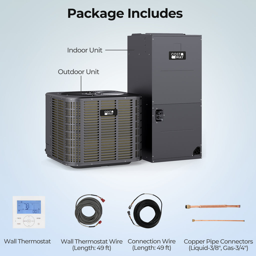 2 Ton 18 SEER2 High-Performance Heat Pump System (Operates down to -15„ƒ)