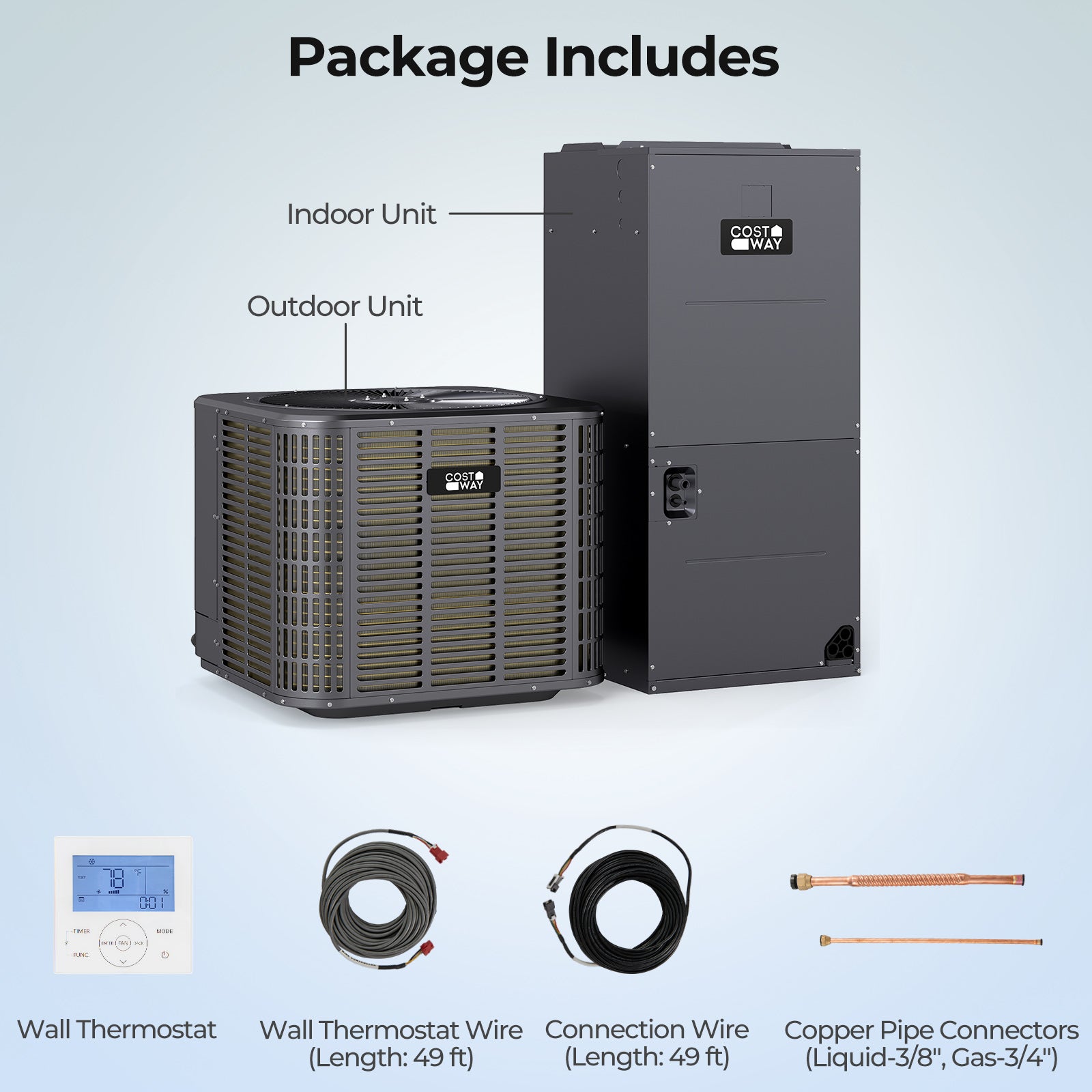 2 Ton 18 SEER2 High-Performance Heat Pump System (Operates down to -15„ƒ)