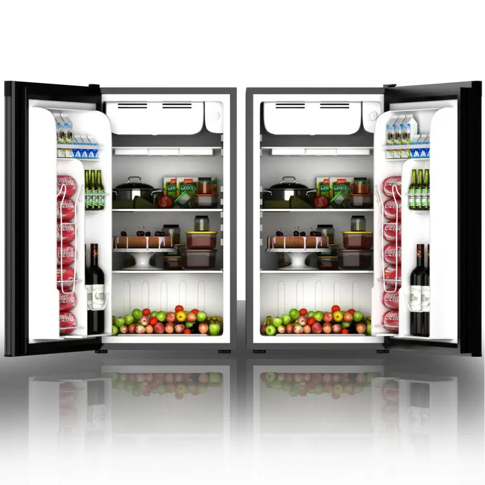3.2 cu.ft. Mini Dorm Compact Refrigerator-Black Costway