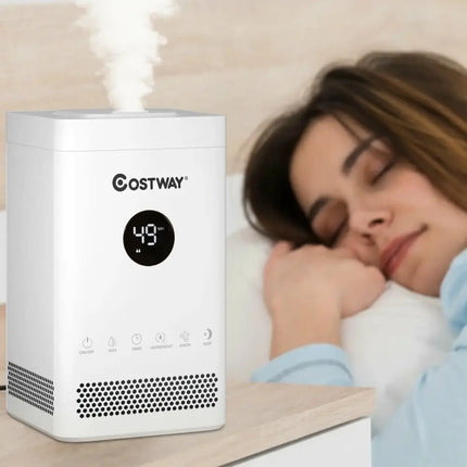 3.5L Quiet Top Fill Air Humidifier with Multiple Mode Costway