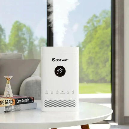 3.5L Quiet Top Fill Air Humidifier with Multiple Mode Costway