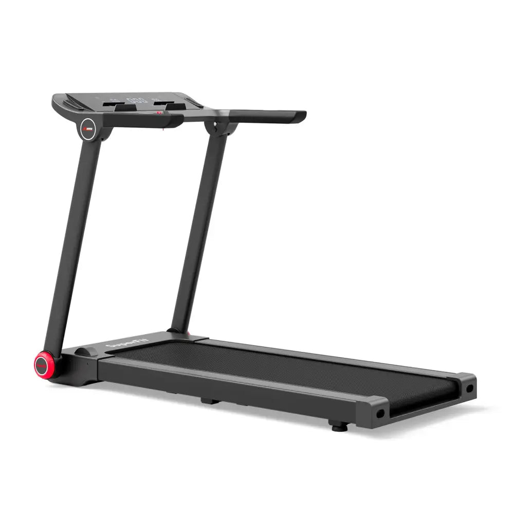 3.75HP Folding Treadmill with APP and 12 Preset Programs - Black - Treadmills