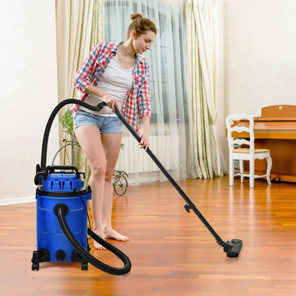 3 in 1 6.6 Gallon 4.8 Peak HP Wet Dry Vacuum Cleaner with Blower - Blue - Oasis Home Essentials