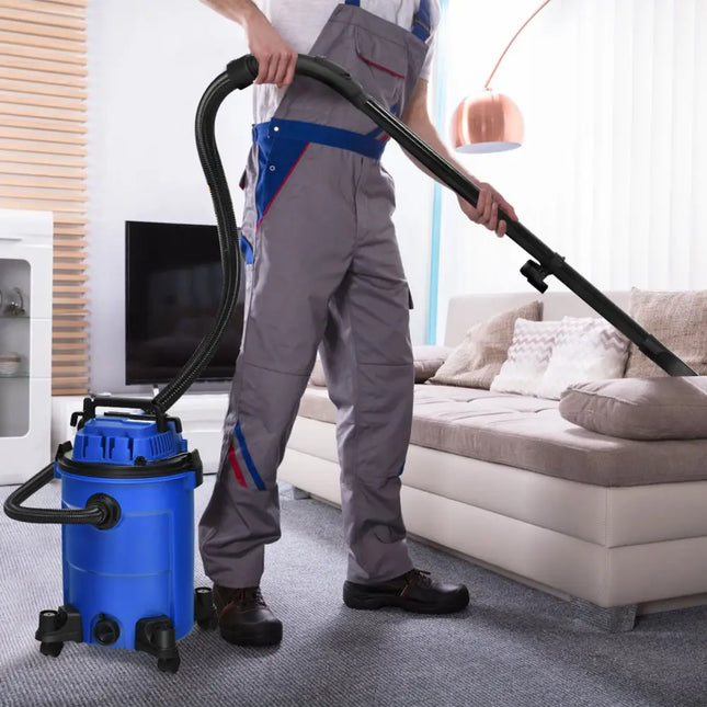 3 in 1 6.6 Gallon 4.8 Peak HP Wet Dry Vacuum Cleaner with Blower - Blue - Oasis Home Essentials