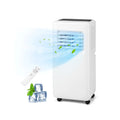 3-in-1 8000 BTU Portable Air Conditioner with Remote Control-White - White - Portable Air Conditioners