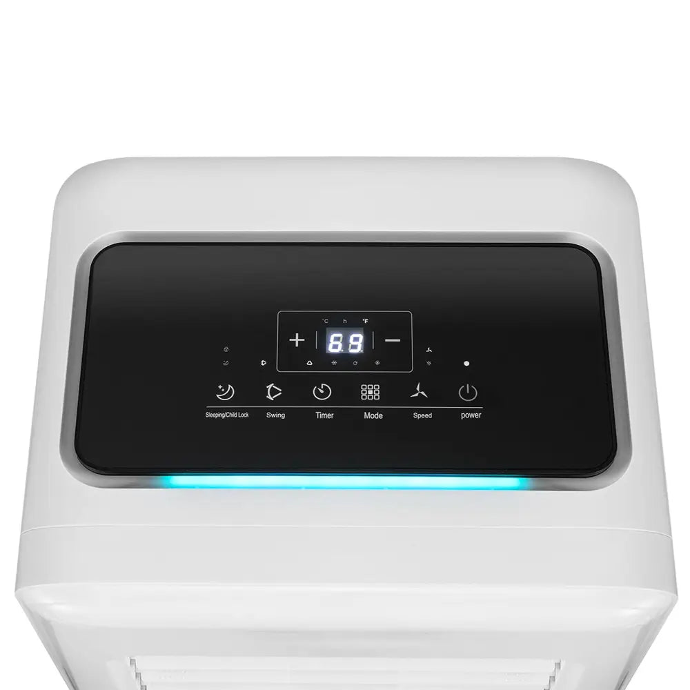 3-in-1 8000 BTU Portable Air Conditioner with Remote Control-White - White - Portable Air Conditioners