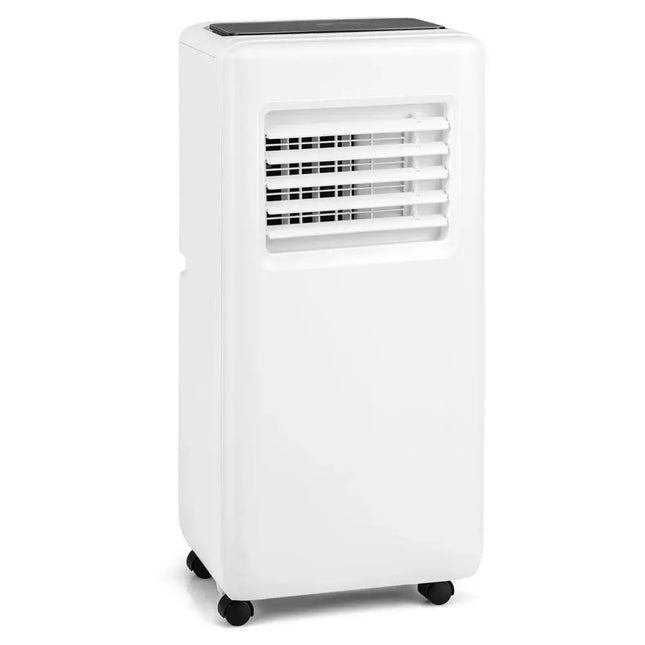 3-in-1 8000 BTU Portable Air Conditioner with Remote Control-White Costway