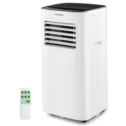 3-in-1 9000 BTU Air Conditioner with Dehumidifier and 24H Timer-White Costway
