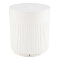 3-in-1 All-Weather Outdoor HDPE Umbrella Base with Water Bag and 2 Umbrella Hole for Patio-White - White - Outdoor