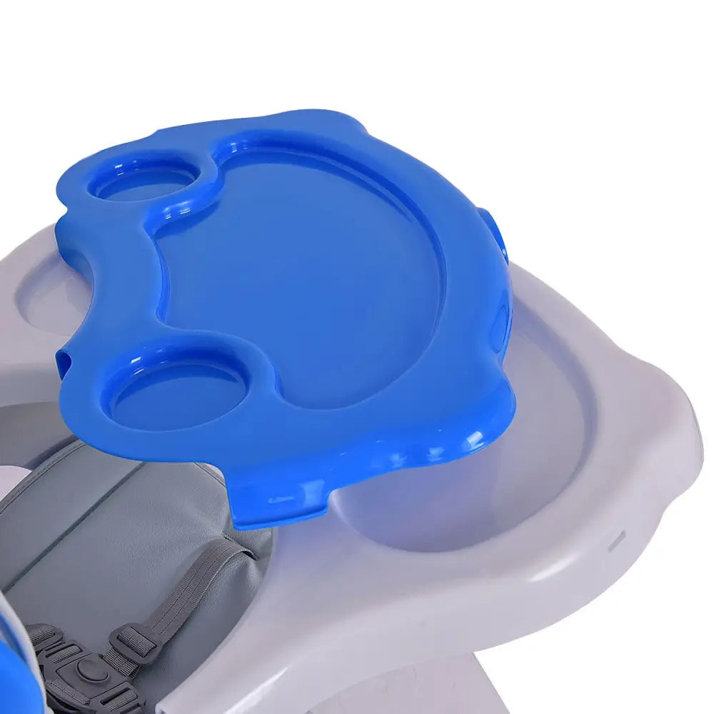 3 in 1 Convertible Play Table Seat Baby High Chair-Blue - Blue - High Chairs