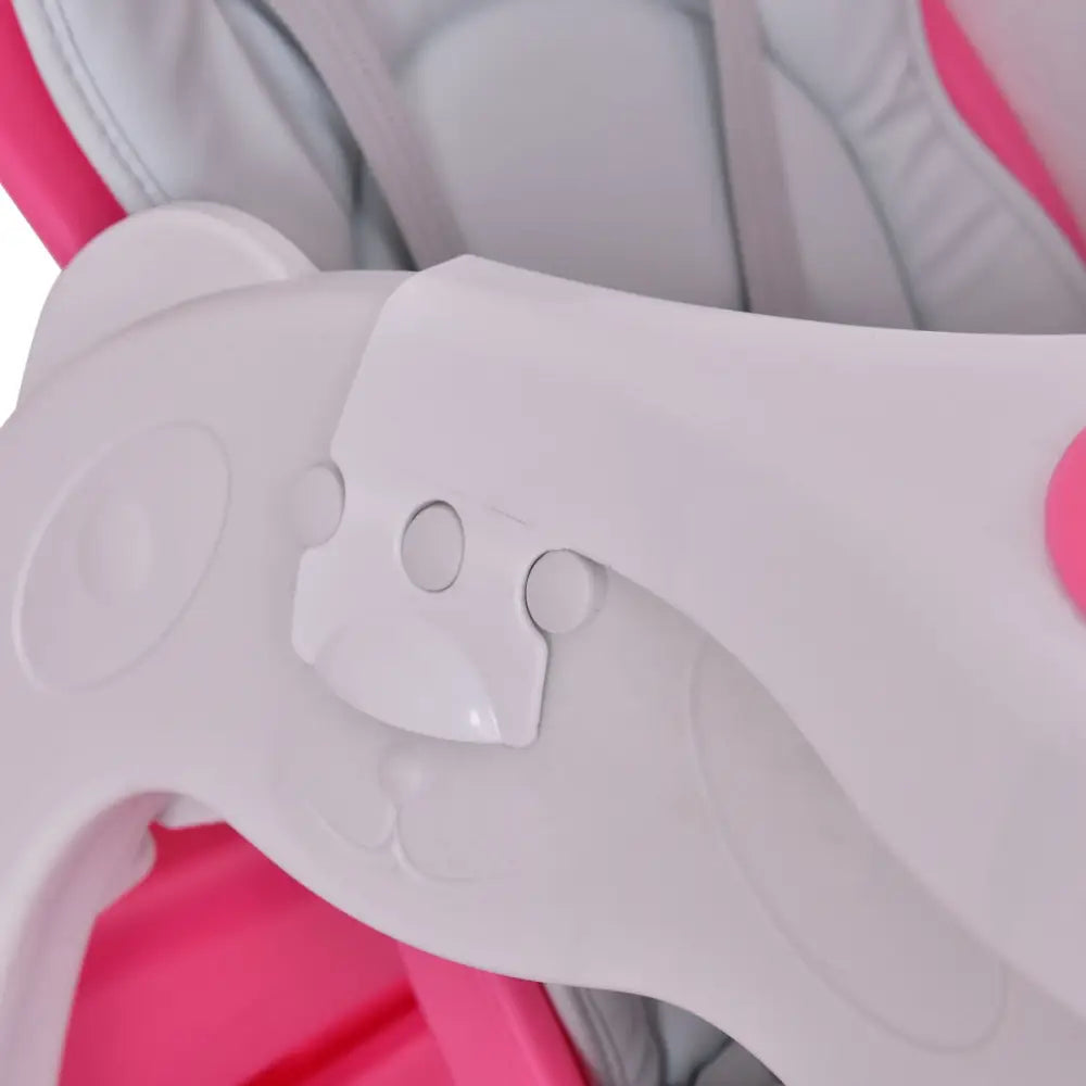 3 in 1 Convertible Play Table Seat Baby High Chair-Pink - Pink - High Chairs