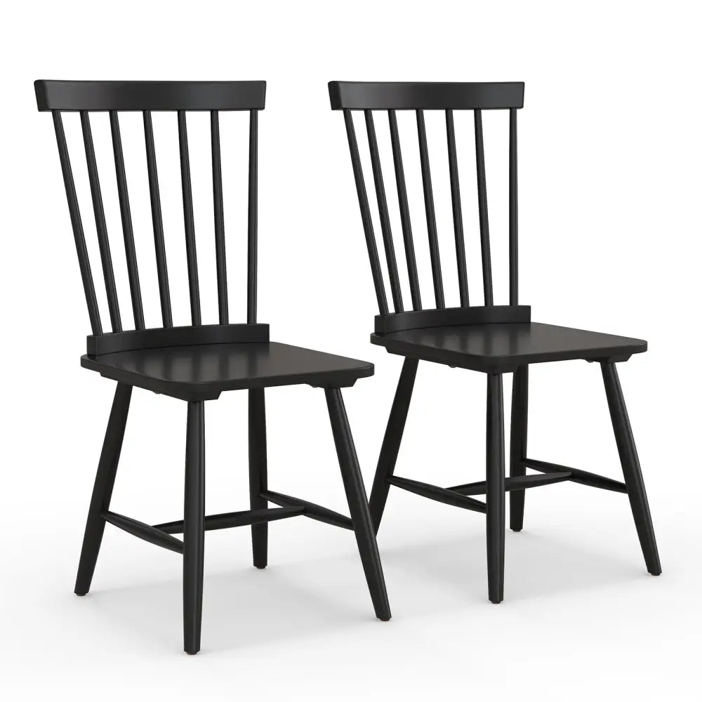 3-in-1 Dining Set: Windsor Chairs Industrial Sideboard & Wall-Mount Wine Rack Combo - Dining Room Sets
