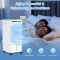 3-in-1 Evaporative Portable Air Cooler with 3 Modes include Remote Control-White Costway