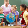 3-in-1 Illuminated World Globe with Stand and 88 Constellations - Blue - Learning Toys