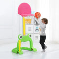 3-in-1 Kids Basketball Hoop Set Stand - Multicolor - Toy Sports