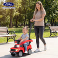 3-In-1 Licensed Ford Push Car for Toddlers-Red - Red - Push & Pedal Ride On Toys