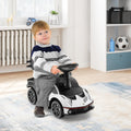 3-in-1 Licensed Lamborghini Ride on Push Car with Handle Guardrail-White - White - Push & Pedal Ride On Toys