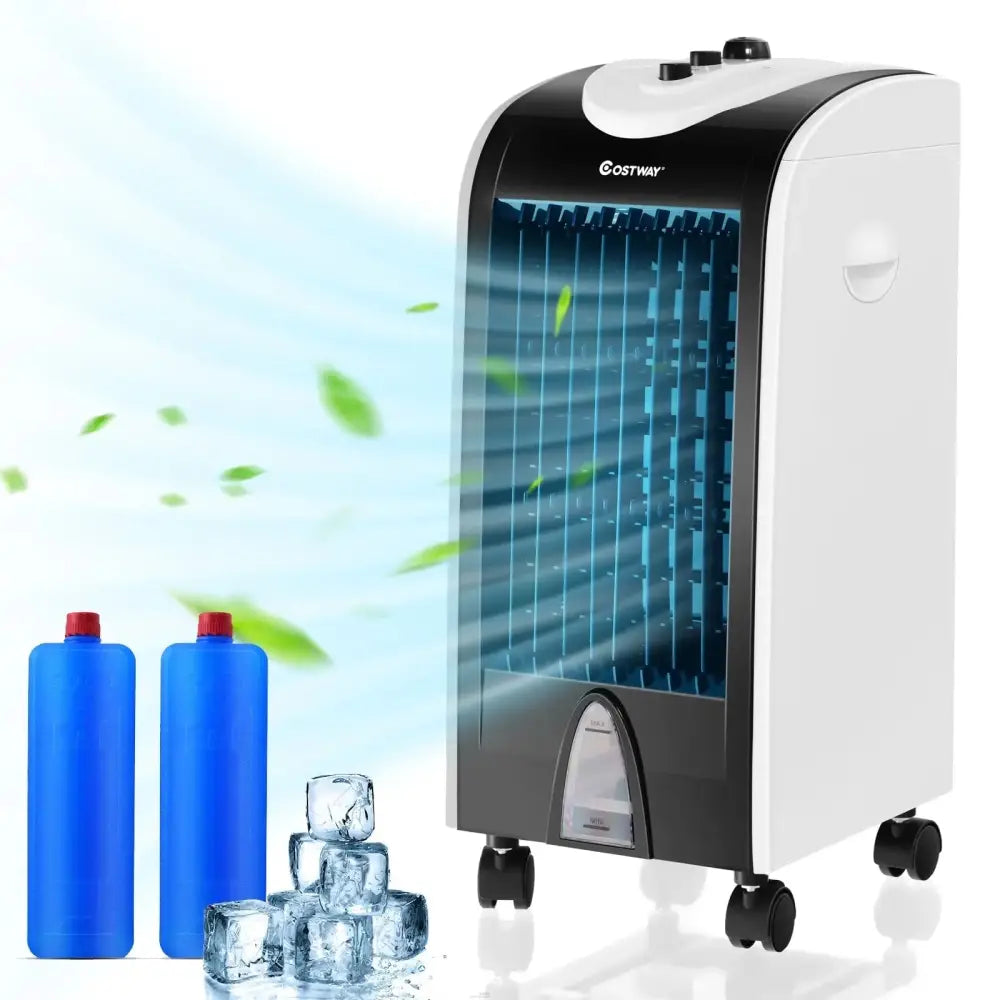 3-in-1 Portable Evaporative Air Cooler with Filter Knob for Indoor Costway