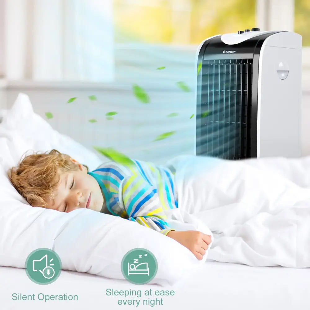 3-in-1 Portable Evaporative Air Cooler with Filter Knob for Indoor - Air Coolers