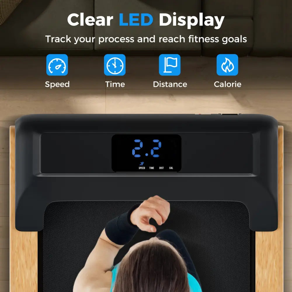 3-in-1 Walking Pad with Remote and Smart APP Control for Home Office - Black - Treadmills
