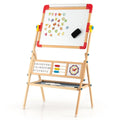 3-in-1 Wooden Art Easel for Kids with Drawing Paper Roll - Multicolor - Art Easels