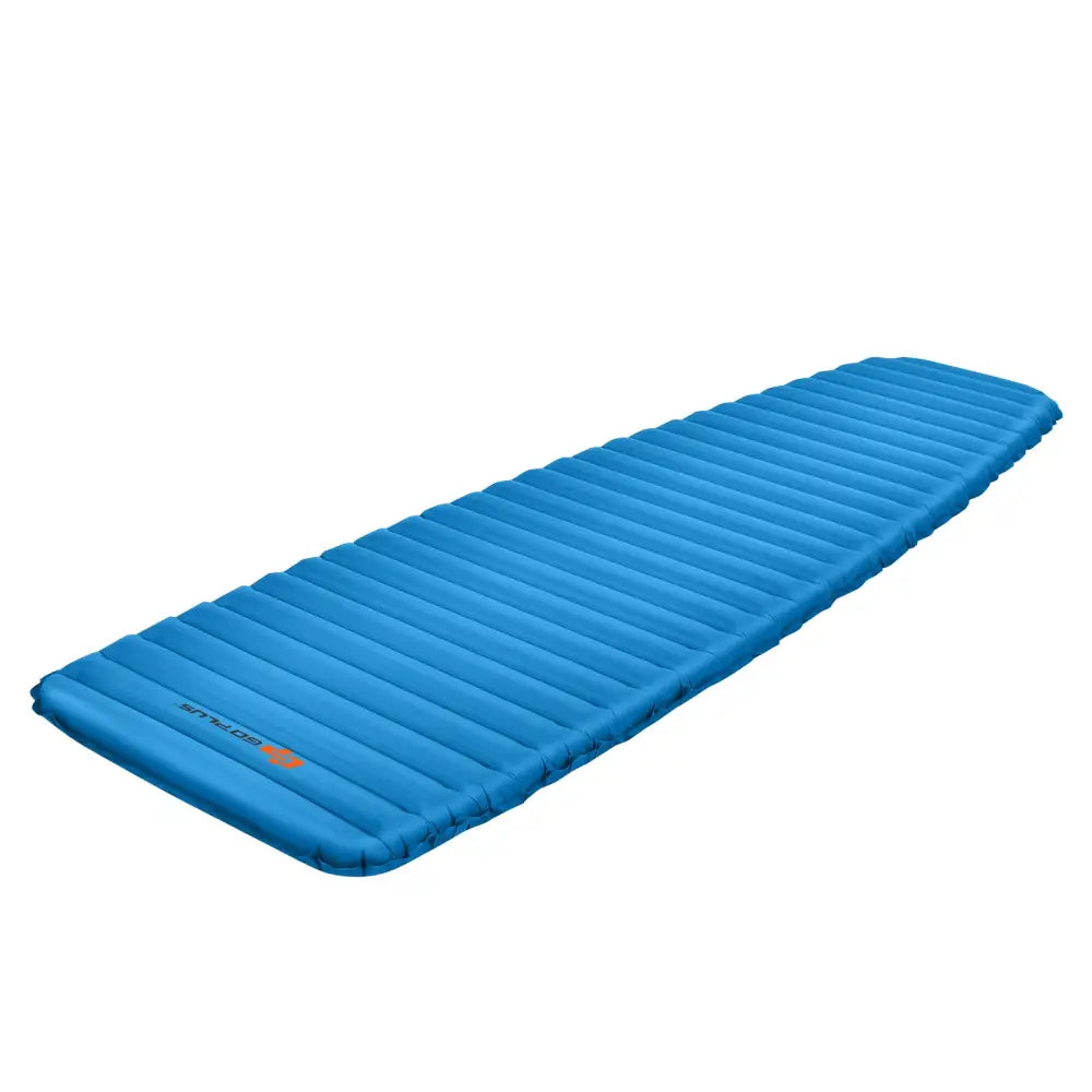 3 Inch Thick Inflatable Waterproof Camping Sleeping Pad-Blue - Blue - Air Mattresses & Sleeping Bags