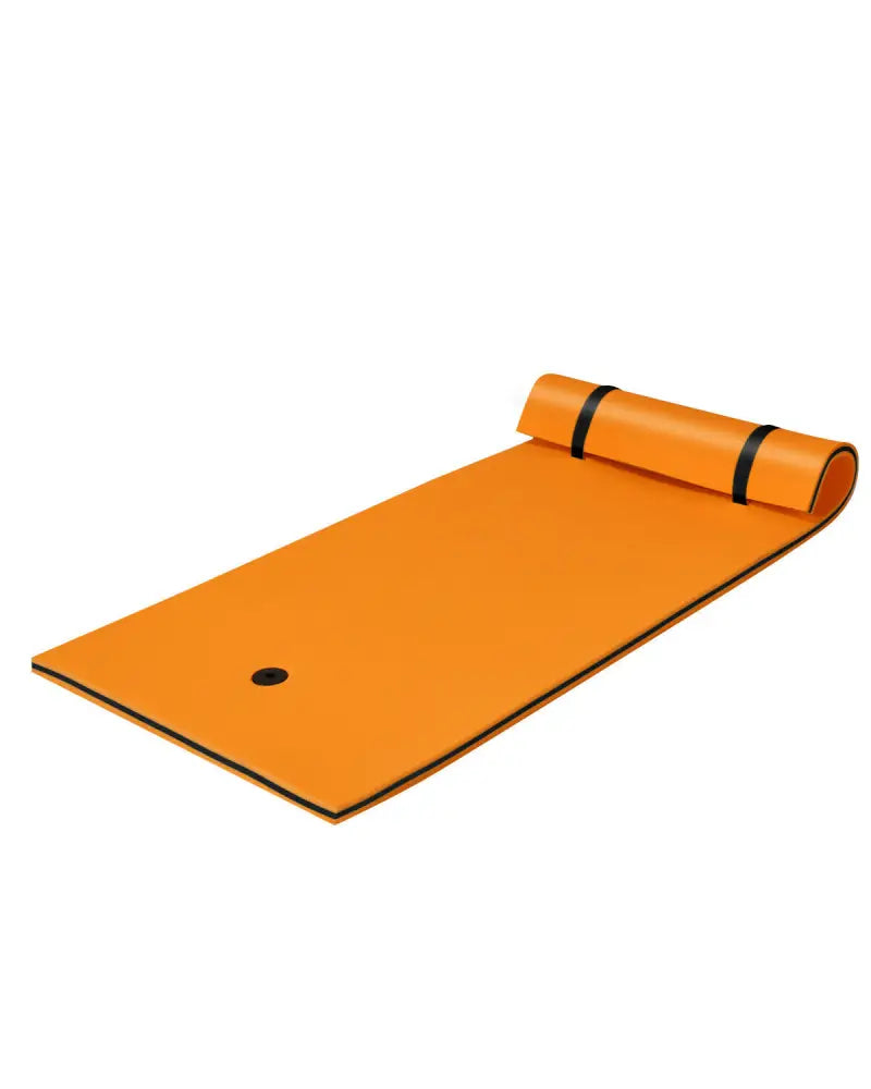 3-Layer Relaxing Tear-proof Water Mat-Orange - Orange - Swimming